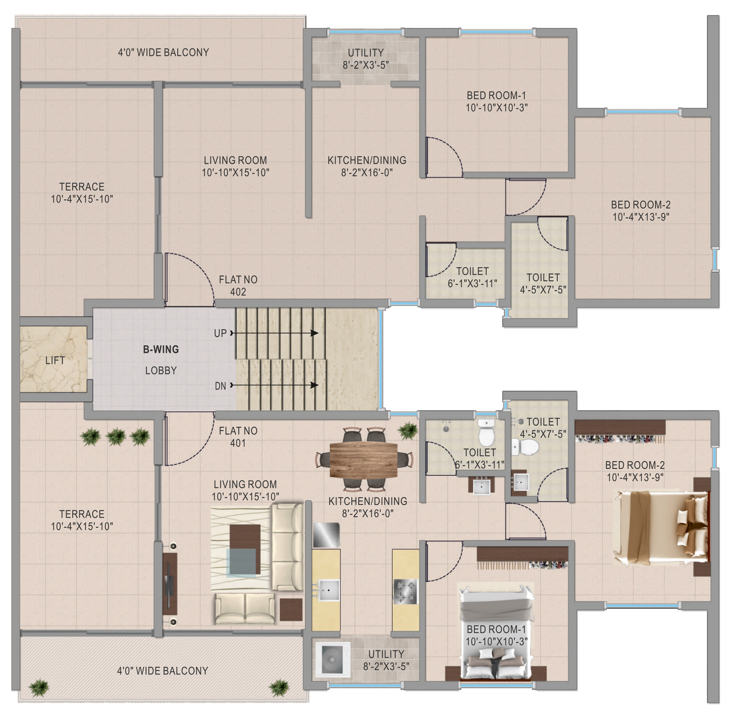 4 floor